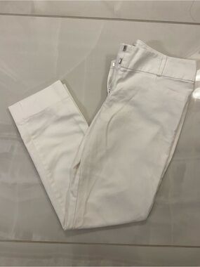 The Limited White Pants — Sleek High-Rise Fit